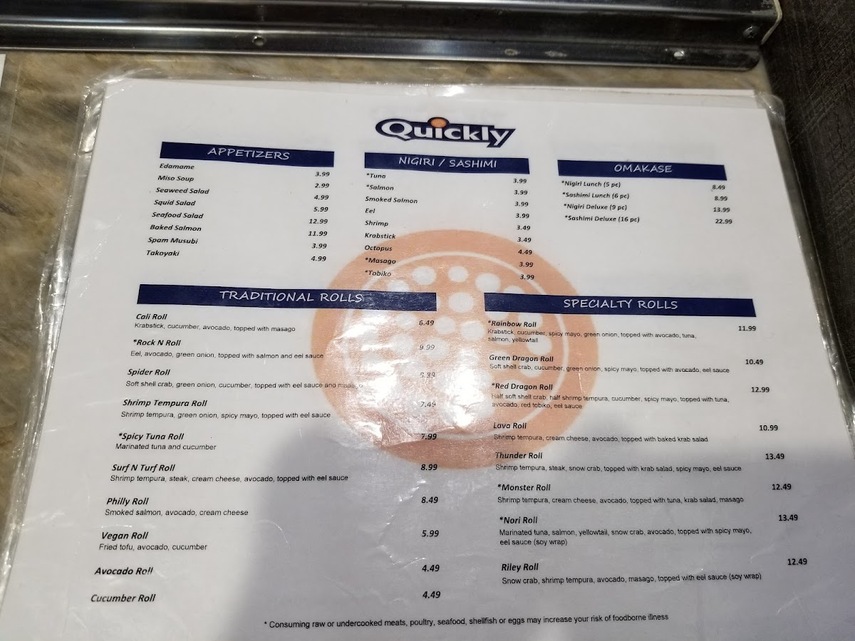 Menu - Quickly photo 7